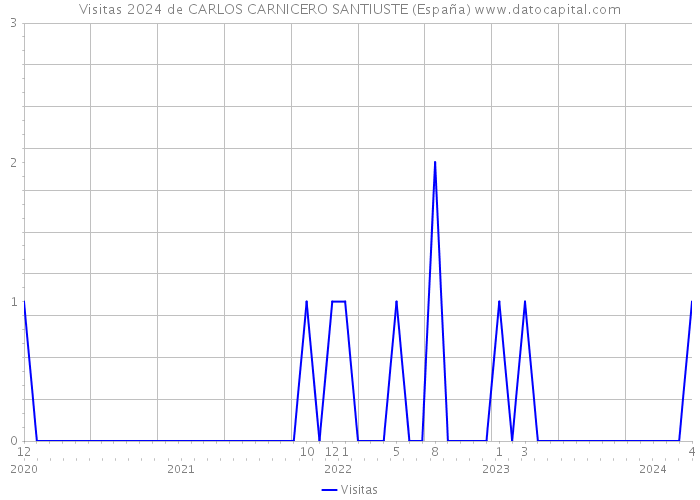 Visitas 2024 de CARLOS CARNICERO SANTIUSTE (España) 