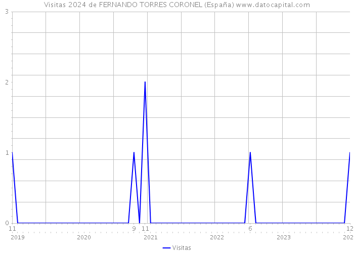 Visitas 2024 de FERNANDO TORRES CORONEL (España) 