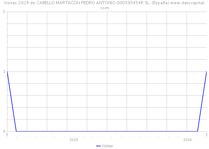Visitas 2024 de CABELLO MARTAGON PEDRO ANTONIO 000393454R SL. (España) 
