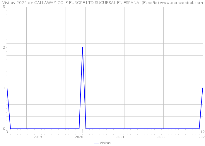 Visitas 2024 de CALLAWAY GOLF EUROPE LTD SUCURSAL EN ESPANA. (España) 