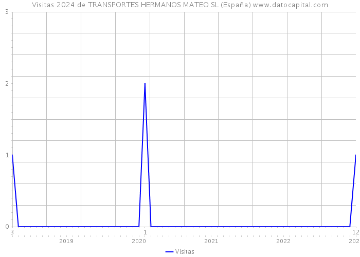 Visitas 2024 de TRANSPORTES HERMANOS MATEO SL (España) 