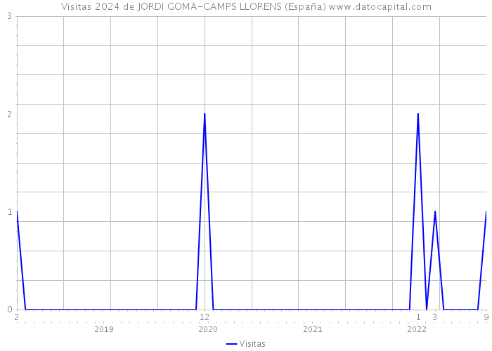 Visitas 2024 de JORDI GOMA-CAMPS LLORENS (España) 
