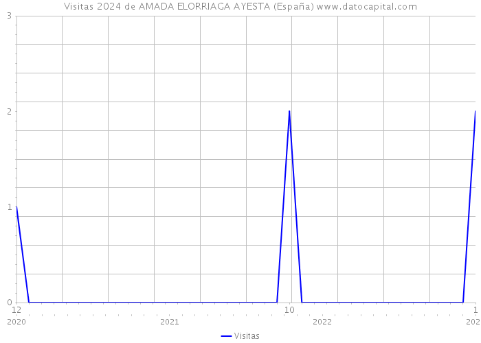 Visitas 2024 de AMADA ELORRIAGA AYESTA (España) 