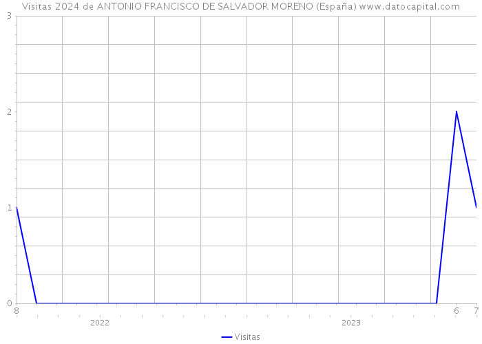 Visitas 2024 de ANTONIO FRANCISCO DE SALVADOR MORENO (España) 