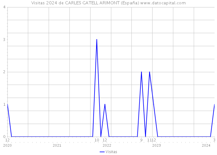 Visitas 2024 de CARLES GATELL ARIMONT (España) 