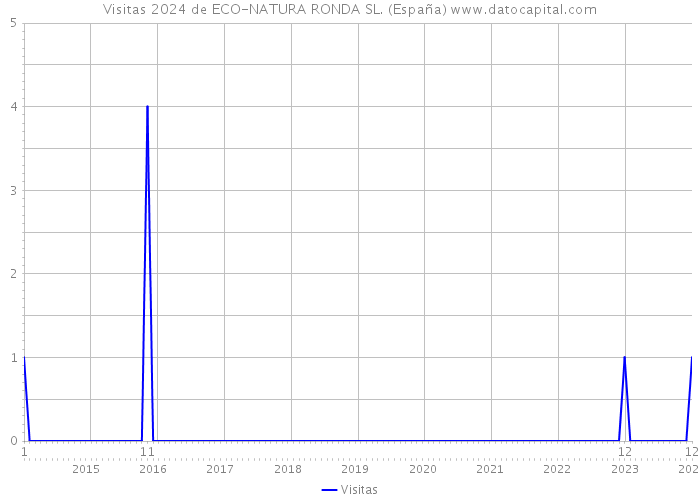 Visitas 2024 de ECO-NATURA RONDA SL. (España) 