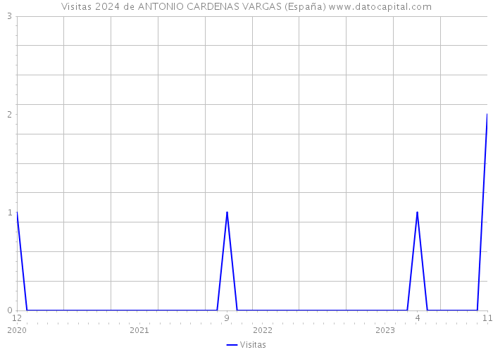 Visitas 2024 de ANTONIO CARDENAS VARGAS (España) 