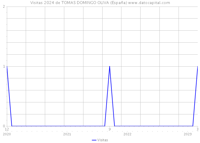Visitas 2024 de TOMAS DOMINGO OLIVA (España) 