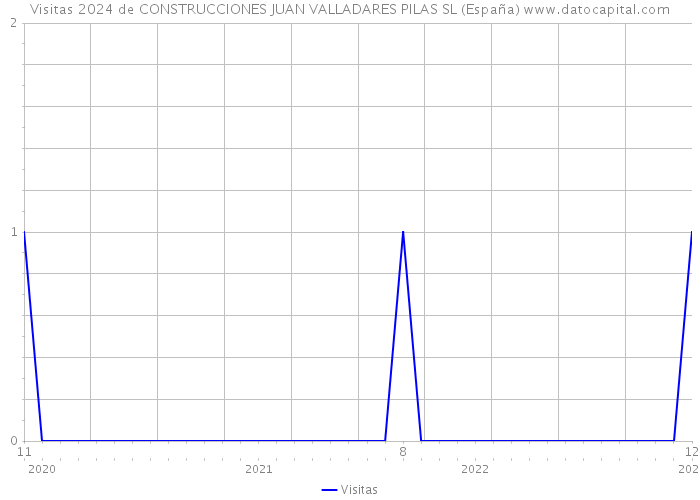 Visitas 2024 de CONSTRUCCIONES JUAN VALLADARES PILAS SL (España) 