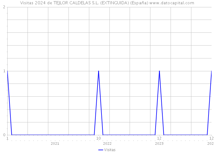 Visitas 2024 de TEJLOR CALDELAS S.L. (EXTINGUIDA) (España) 