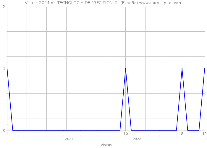 Visitas 2024 de TECNOLOGIA DE PRECISION, SL (España) 