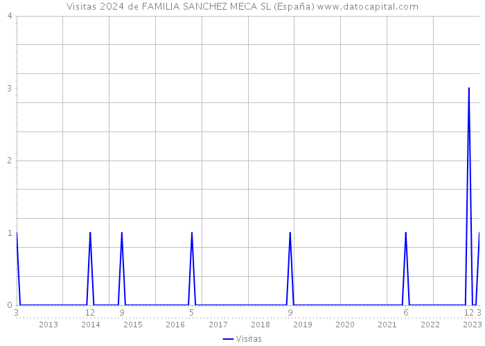 Visitas 2024 de FAMILIA SANCHEZ MECA SL (España) 