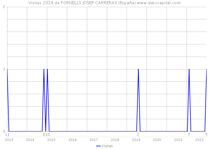 Visitas 2024 de FORNELLS JOSEP CARRERAS (España) 