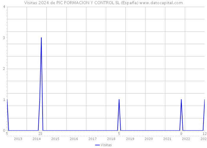 Visitas 2024 de PIC FORMACION Y CONTROL SL (España) 