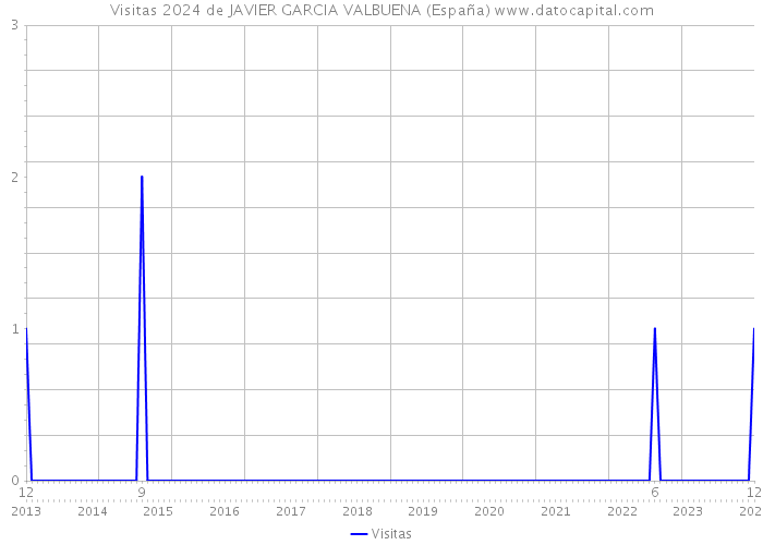 Visitas 2024 de JAVIER GARCIA VALBUENA (España) 