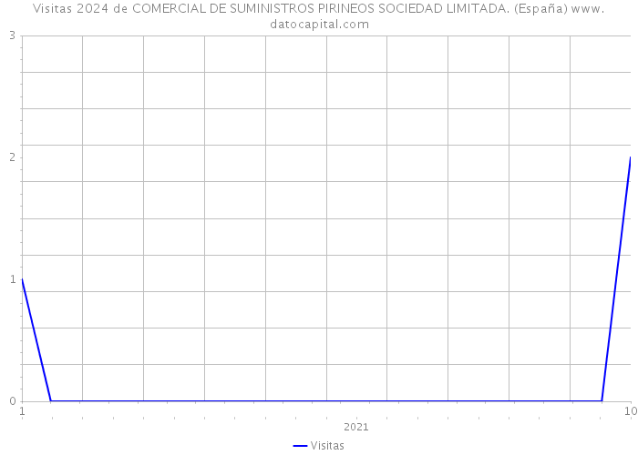 Visitas 2024 de COMERCIAL DE SUMINISTROS PIRINEOS SOCIEDAD LIMITADA. (España) 