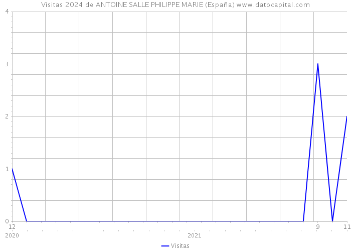 Visitas 2024 de ANTOINE SALLE PHILIPPE MARIE (España) 