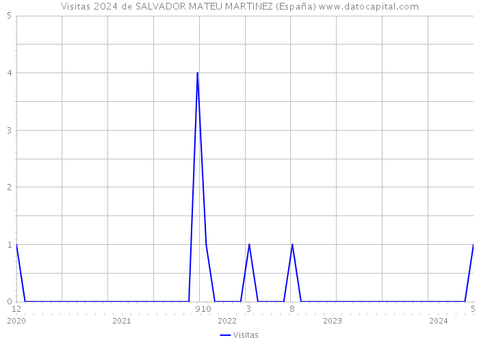 Visitas 2024 de SALVADOR MATEU MARTINEZ (España) 