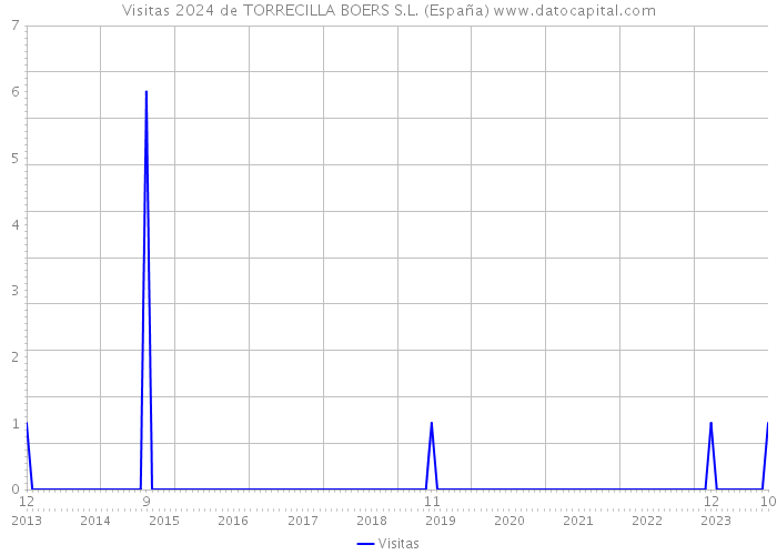 Visitas 2024 de TORRECILLA BOERS S.L. (España) 