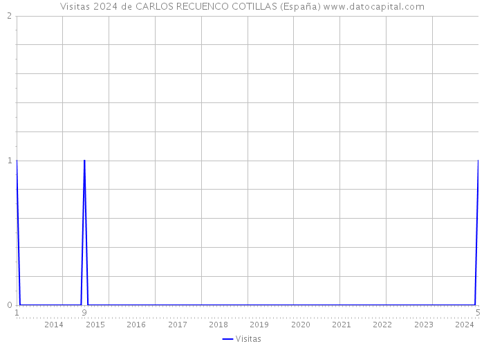 Visitas 2024 de CARLOS RECUENCO COTILLAS (España) 