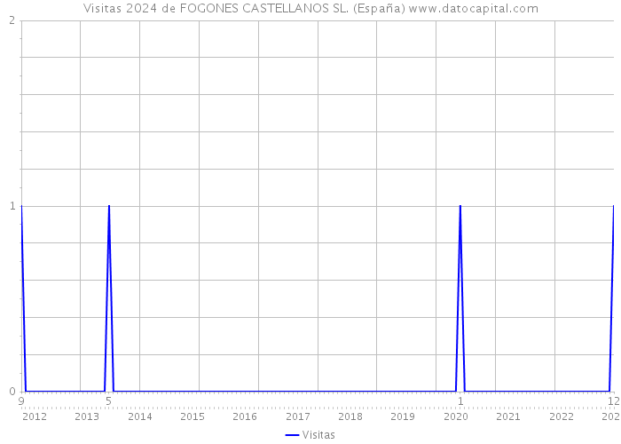 Visitas 2024 de FOGONES CASTELLANOS SL. (España) 