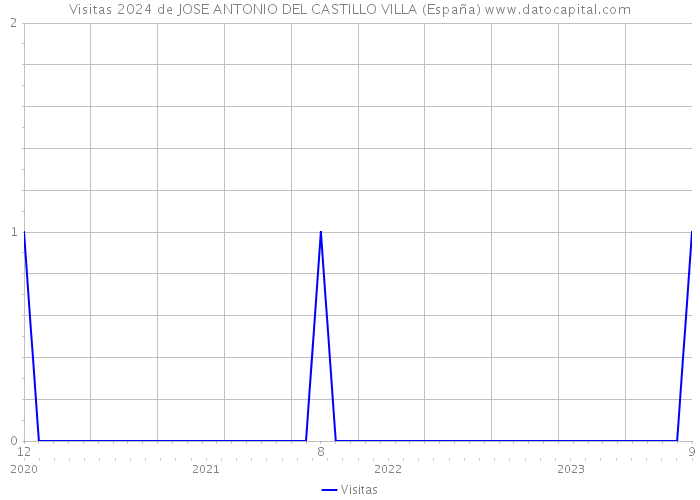 Visitas 2024 de JOSE ANTONIO DEL CASTILLO VILLA (España) 