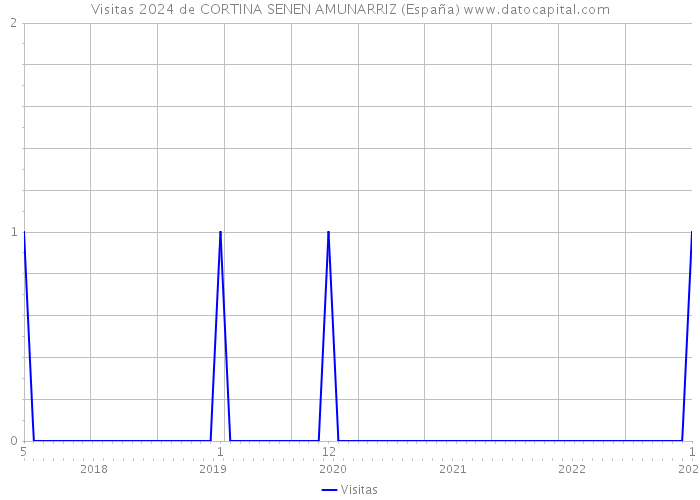 Visitas 2024 de CORTINA SENEN AMUNARRIZ (España) 