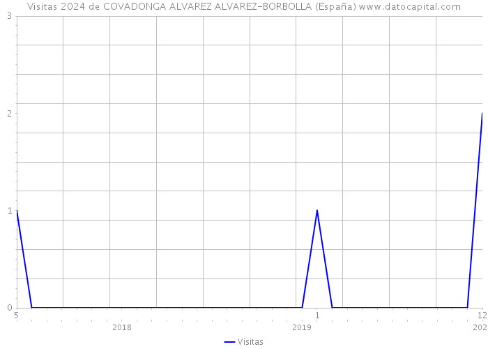Visitas 2024 de COVADONGA ALVAREZ ALVAREZ-BORBOLLA (España) 