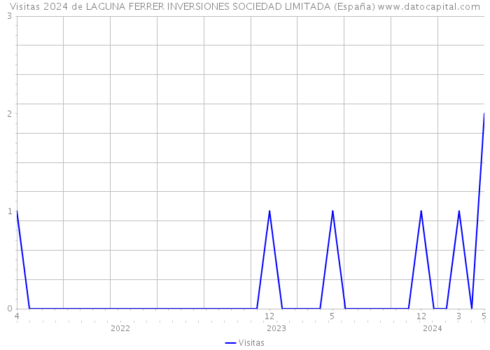 Visitas 2024 de LAGUNA FERRER INVERSIONES SOCIEDAD LIMITADA (España) 