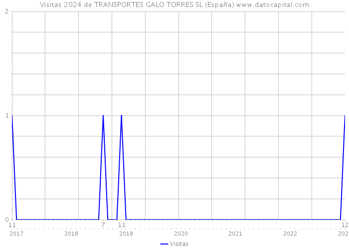 Visitas 2024 de TRANSPORTES GALO TORRES SL (España) 