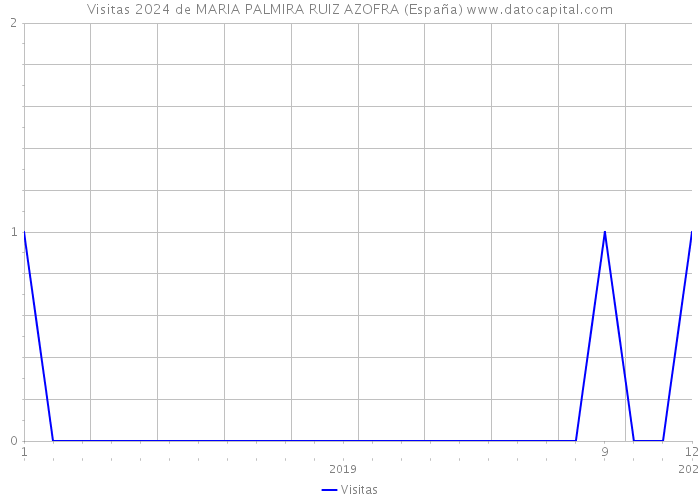 Visitas 2024 de MARIA PALMIRA RUIZ AZOFRA (España) 