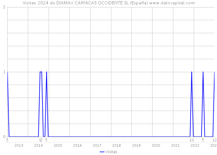Visitas 2024 de DIAMAX CARNICAS OCCIDENTE SL (España) 