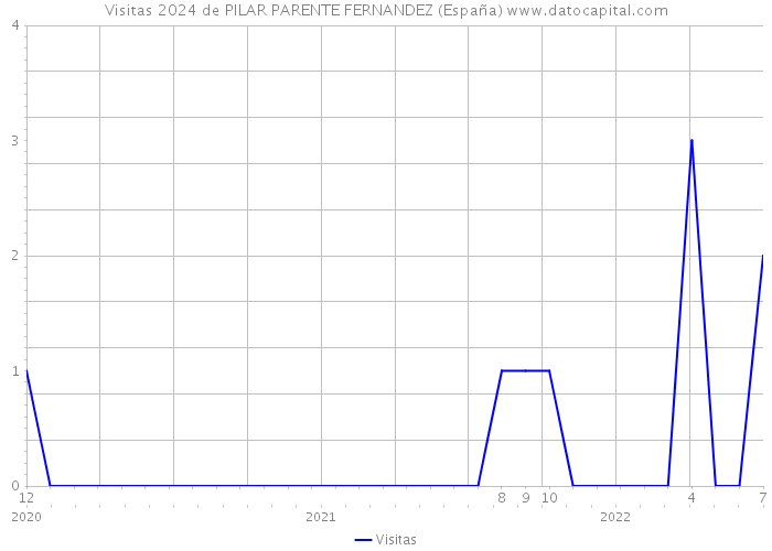 Visitas 2024 de PILAR PARENTE FERNANDEZ (España) 