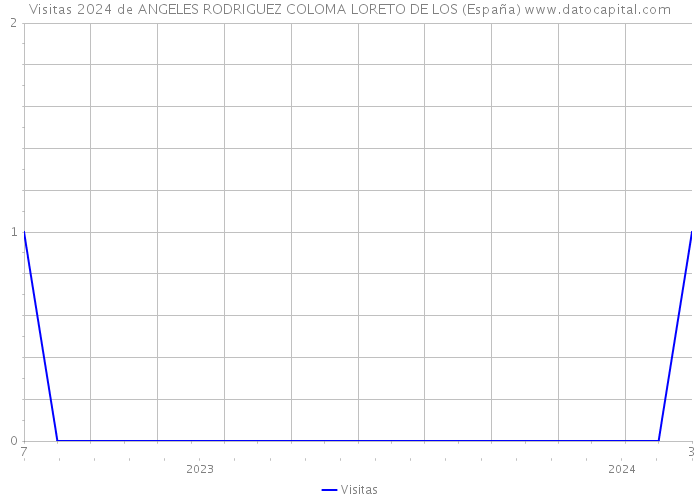 Visitas 2024 de ANGELES RODRIGUEZ COLOMA LORETO DE LOS (España) 