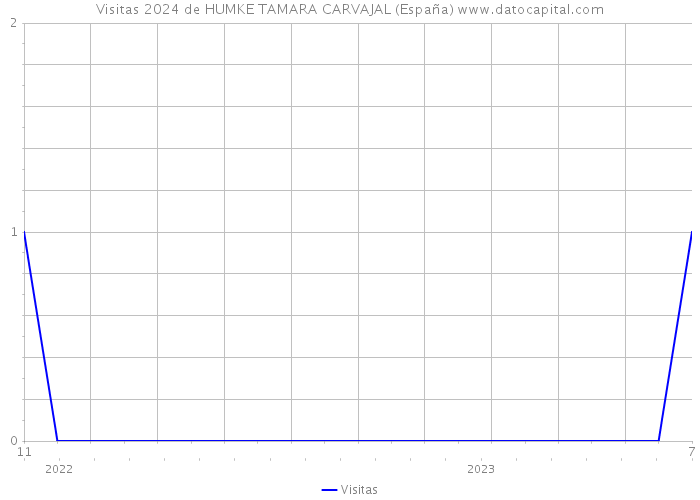 Visitas 2024 de HUMKE TAMARA CARVAJAL (España) 