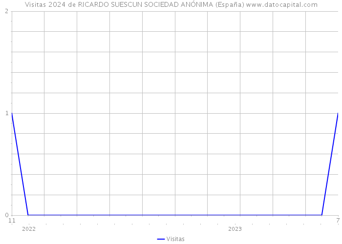 Visitas 2024 de RICARDO SUESCUN SOCIEDAD ANÓNIMA (España) 