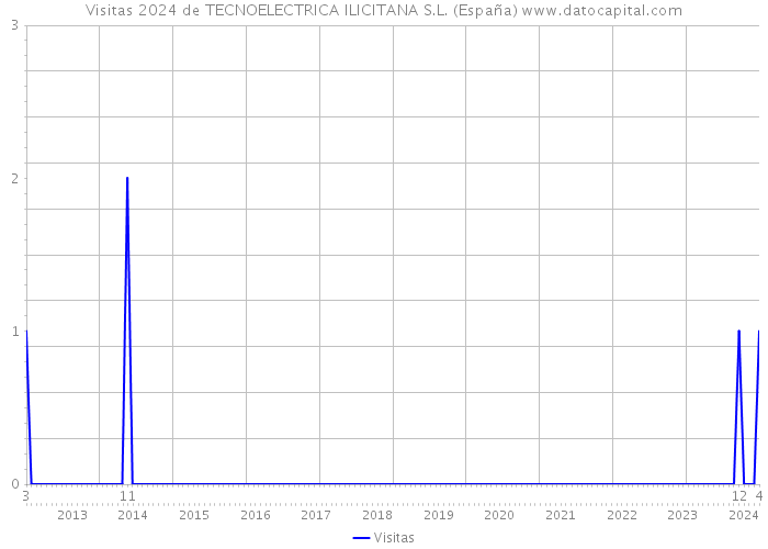 Visitas 2024 de TECNOELECTRICA ILICITANA S.L. (España) 