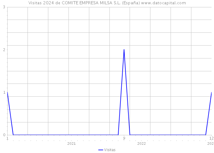 Visitas 2024 de COMITE EMPRESA MILSA S.L. (España) 