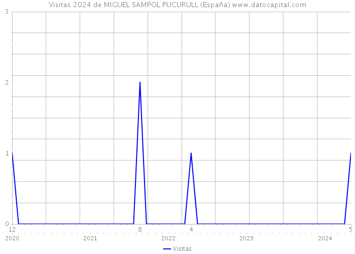 Visitas 2024 de MIGUEL SAMPOL PUCURULL (España) 