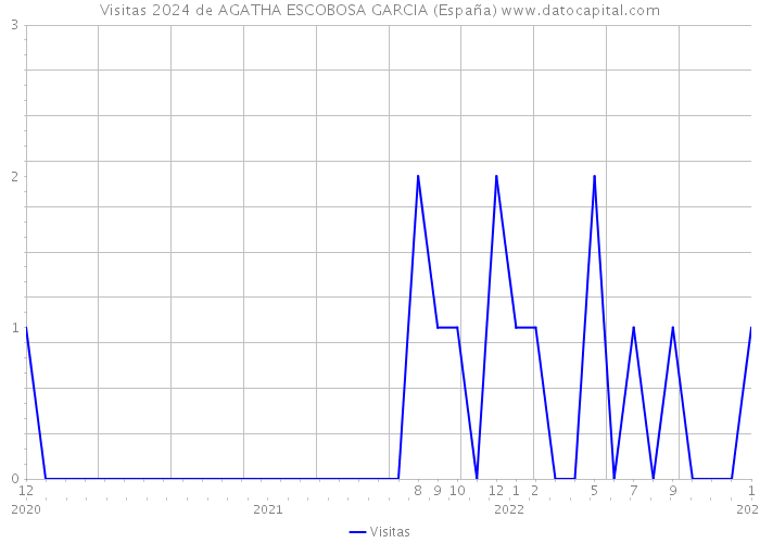 Visitas 2024 de AGATHA ESCOBOSA GARCIA (España) 