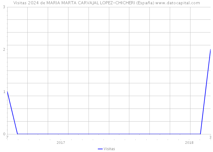 Visitas 2024 de MARIA MARTA CARVAJAL LOPEZ-CHICHERI (España) 