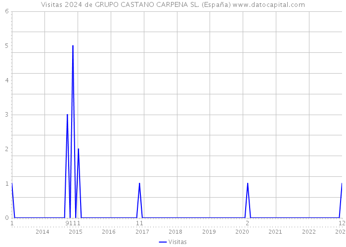 Visitas 2024 de GRUPO CASTANO CARPENA SL. (España) 
