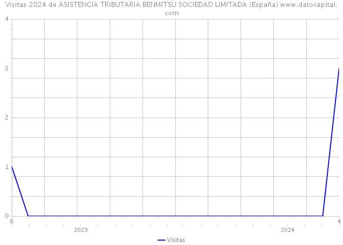 Visitas 2024 de ASISTENCIA TRIBUTARIA BENMITSU SOCIEDAD LIMITADA (España) 