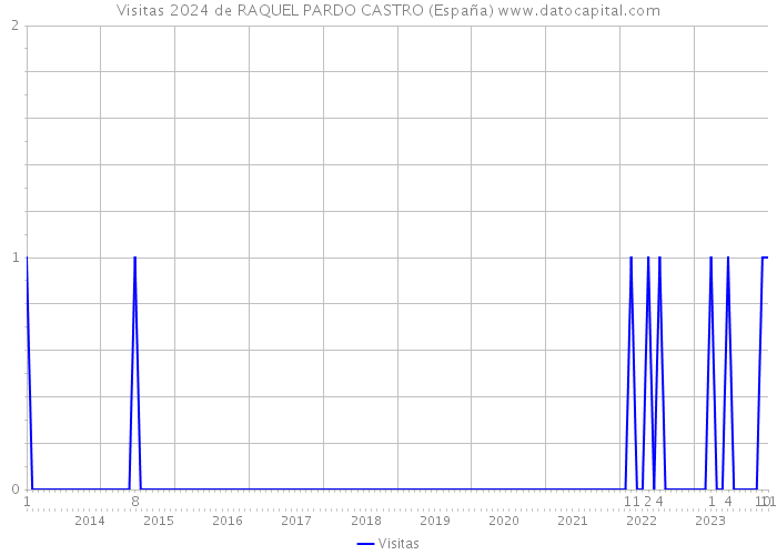 Visitas 2024 de RAQUEL PARDO CASTRO (España) 