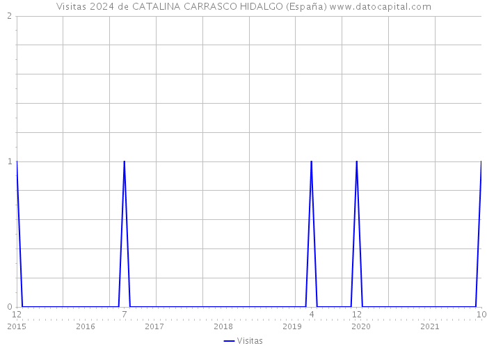 Visitas 2024 de CATALINA CARRASCO HIDALGO (España) 
