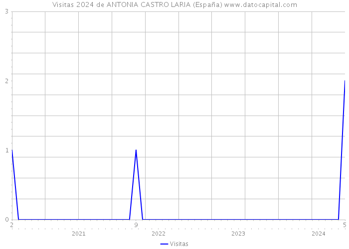 Visitas 2024 de ANTONIA CASTRO LARIA (España) 