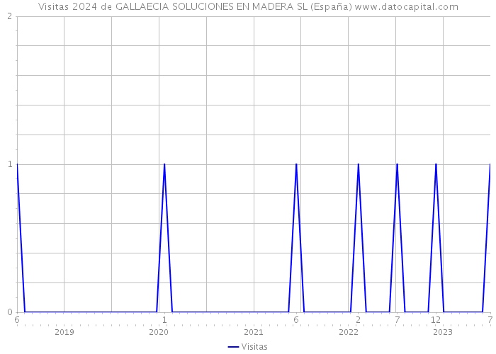 Visitas 2024 de GALLAECIA SOLUCIONES EN MADERA SL (España) 