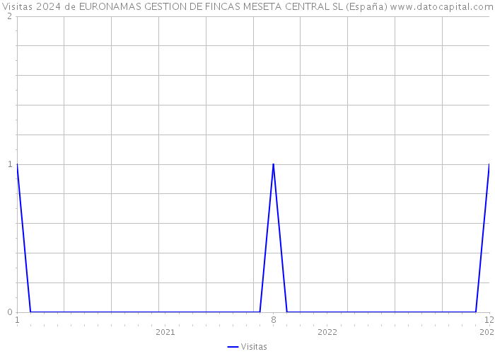 Visitas 2024 de EURONAMAS GESTION DE FINCAS MESETA CENTRAL SL (España) 