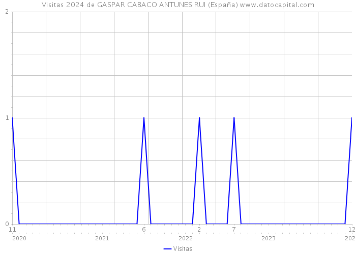Visitas 2024 de GASPAR CABACO ANTUNES RUI (España) 