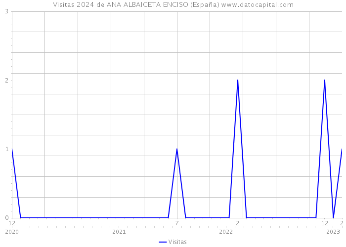Visitas 2024 de ANA ALBAICETA ENCISO (España) 